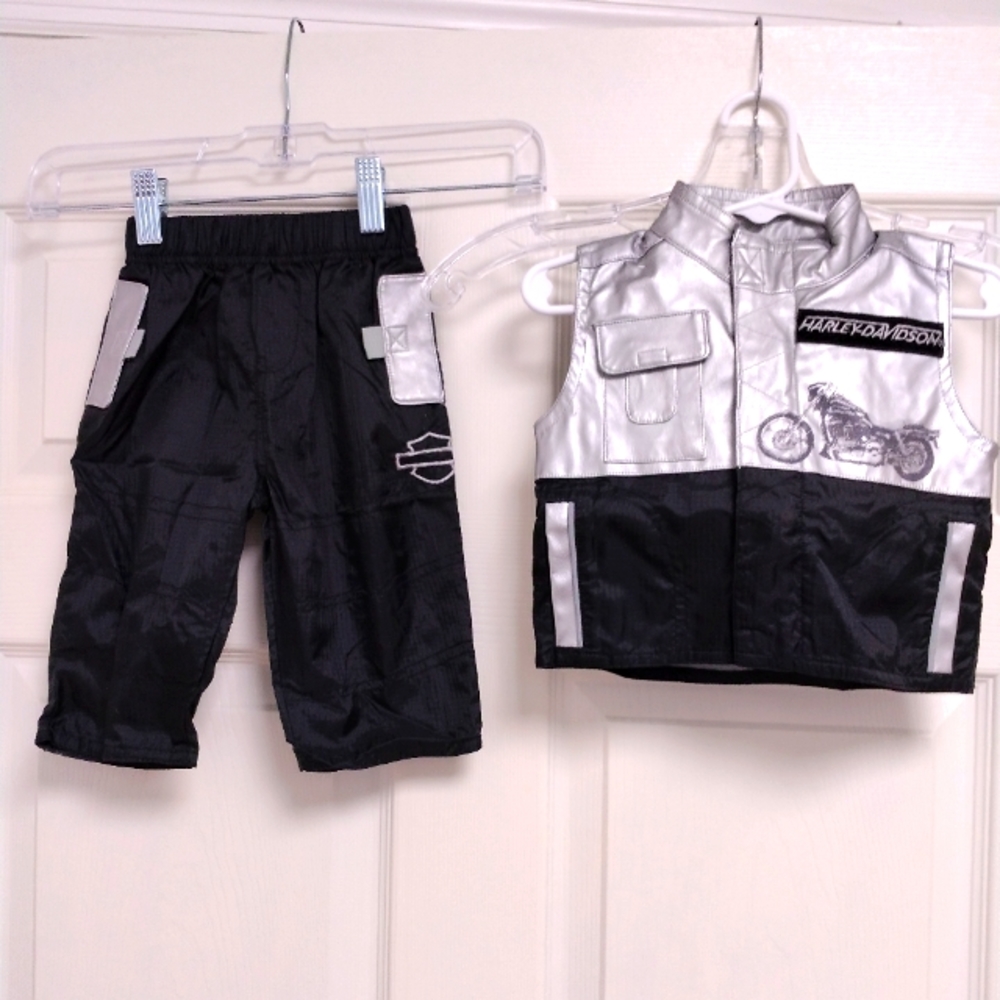 HARLEY DAVIDSON - BIKER - INFANT - OUTFIT - SET
